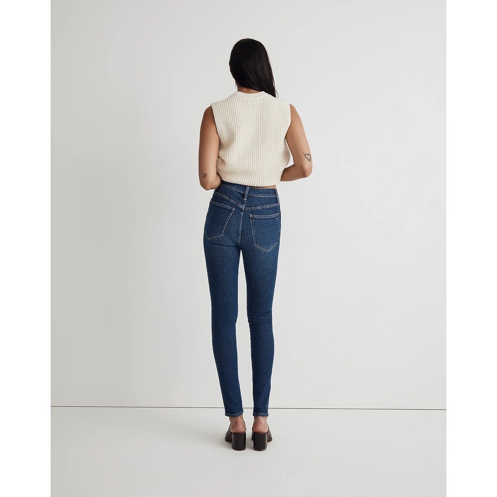 Madewell 10" High Rise Skinny Jeans Smithley Wash - Picture 2 of 10